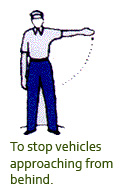 stop-vehicle-behind